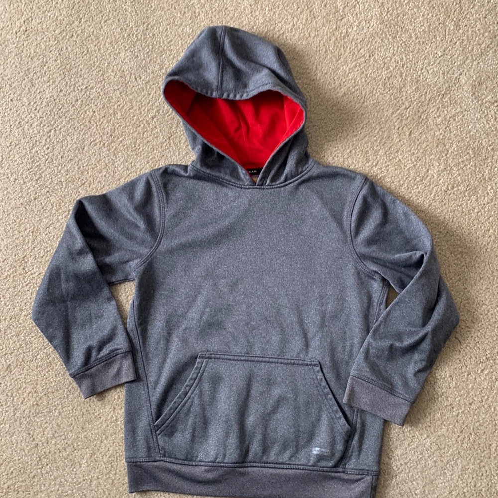 Boys gray size small Tek Gear hoodie sweatshirt